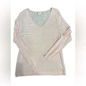 Elk The Label Soft Pink Long Sleeve Tee